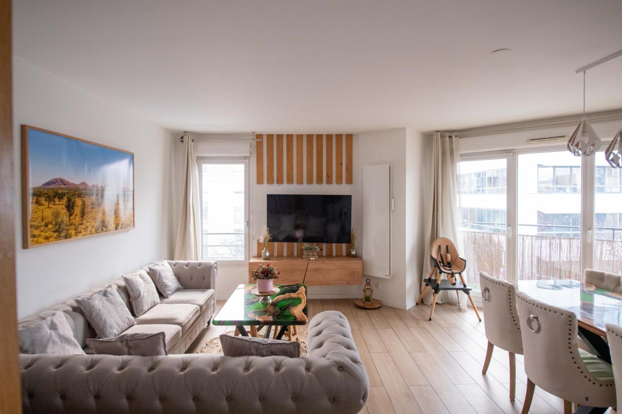 Apartmán Elise De Roche Equipe Balcon Parking Rer B Le Bourget Exteriér fotografie
